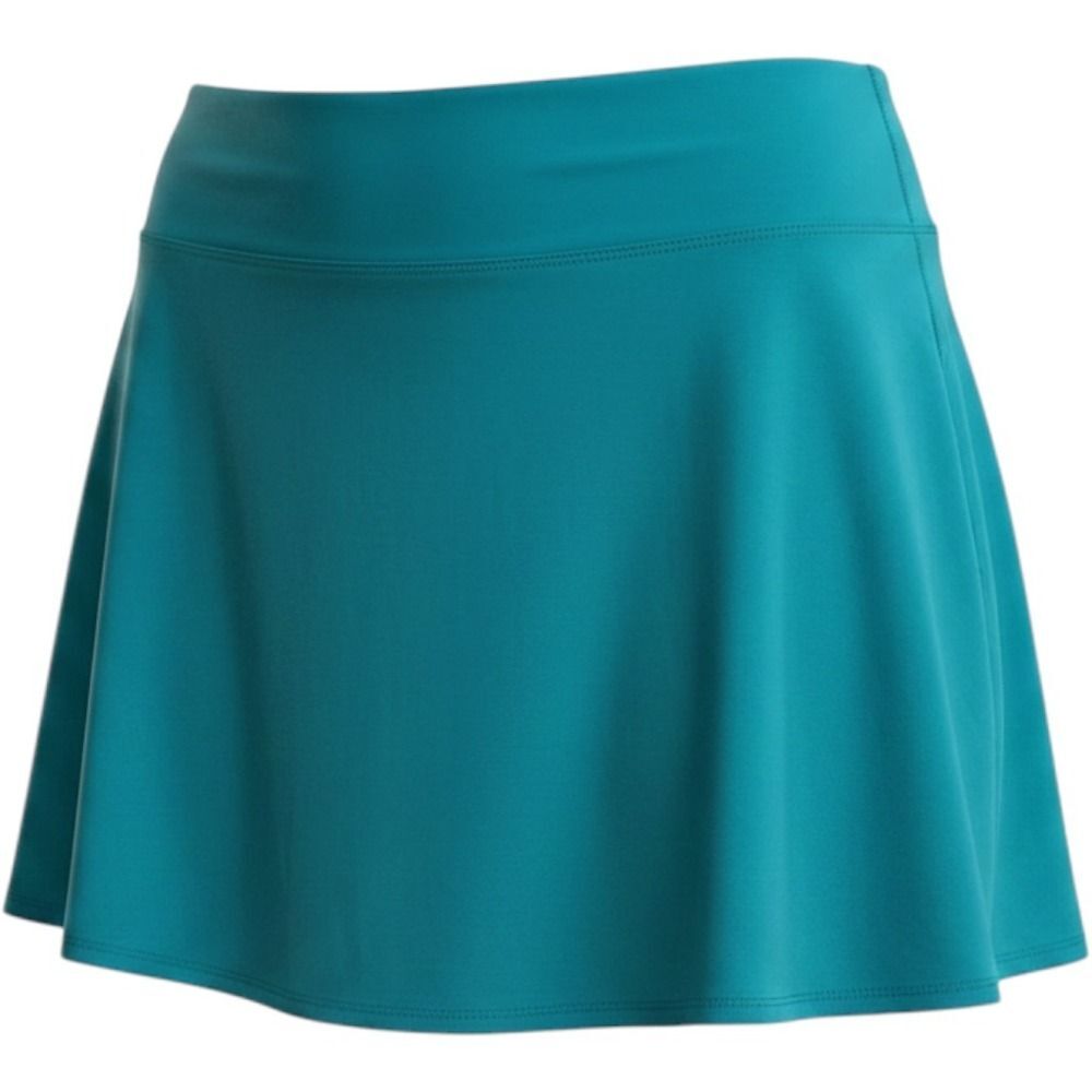Alex Marie Swim Skirt Women 18W Teal Excellent Skort AX11985W Solid Stretch